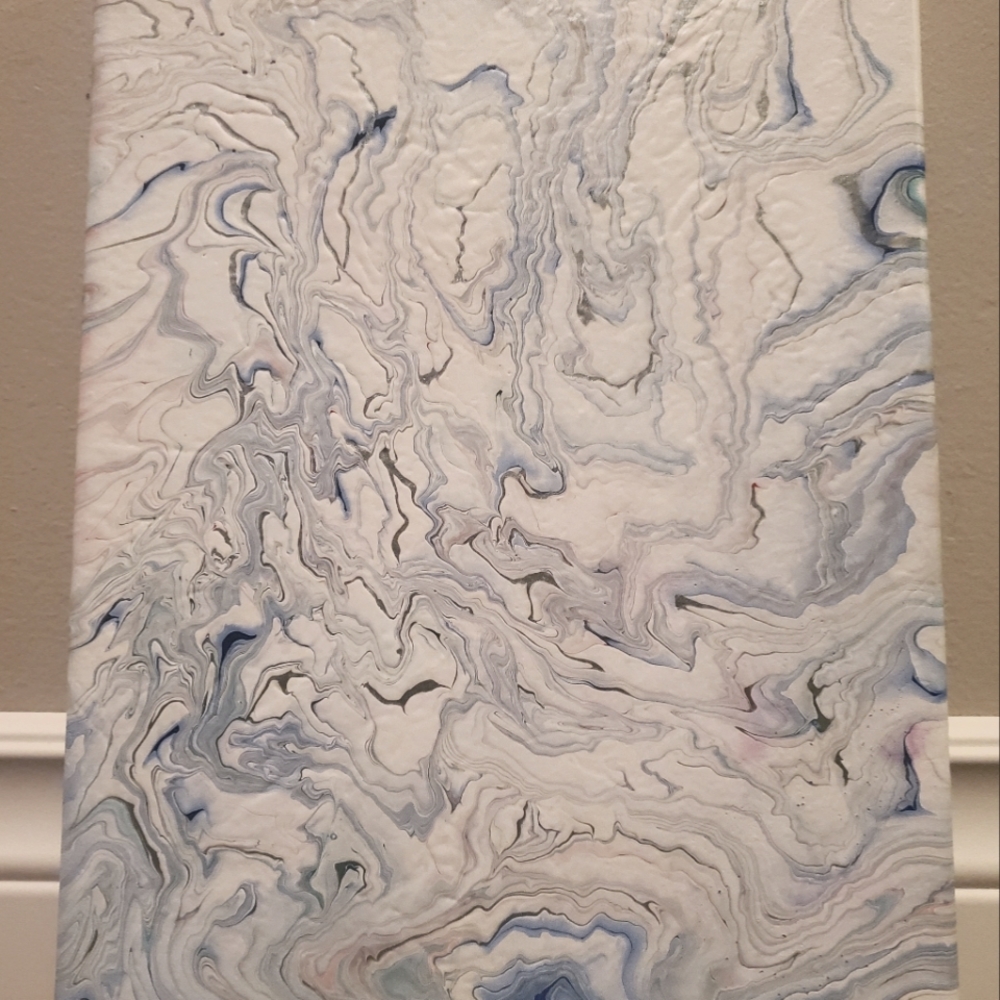 9x12 Marble Fluid Art - Picture 1 of 3